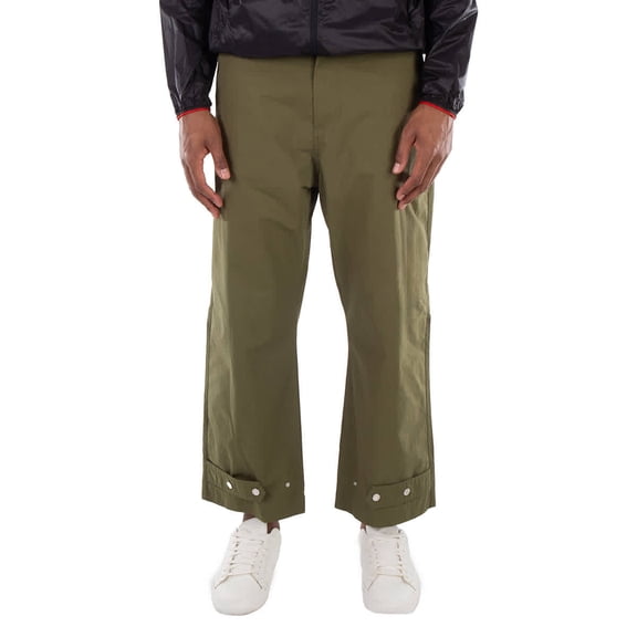 Moncler Green Technical Utility Pants, Size Medium