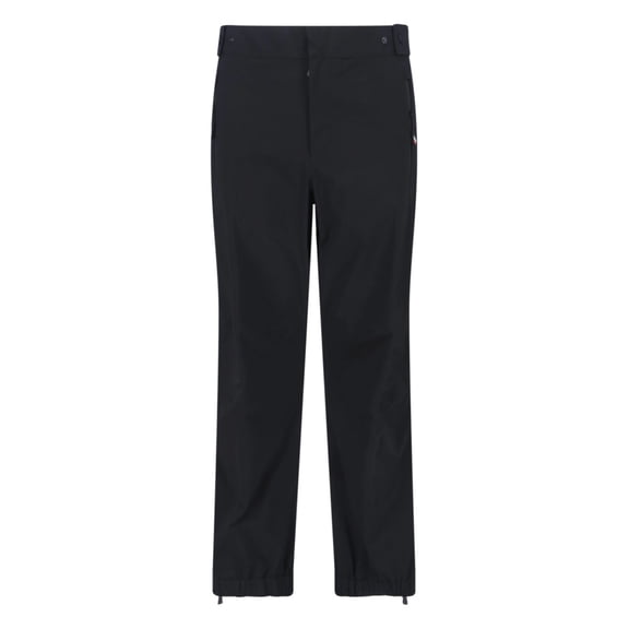 Moncler Grenoble Black Technical Mid-Rise Straight Ski Trousers (Men's)