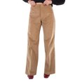 thumbnail image 1 of Moncler High-Waisted Straight Trousers, Brand Size 40 (US Size 2), 1 of 1