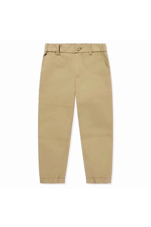 Kids Cotton Gabardine Trousers, Size 10Y