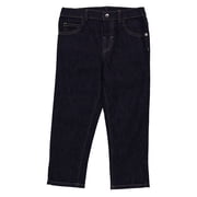 Moncler Kids Embroidered Straight-Leg Denim Jeans, Size 3Y