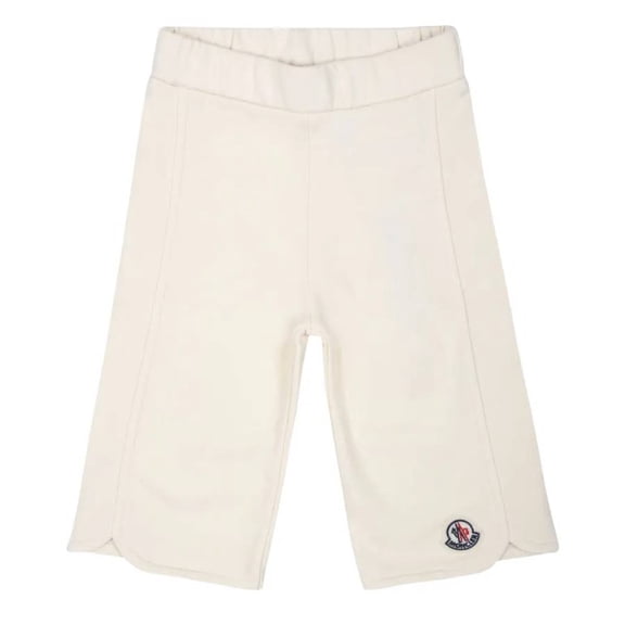 Moncler Kids Logo Patch Jersey Chinos, Size 18/24M