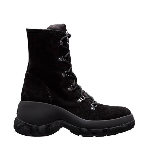 Moncler Lace-Up High-Top Boots, Brand Size 39 (US Size 9)