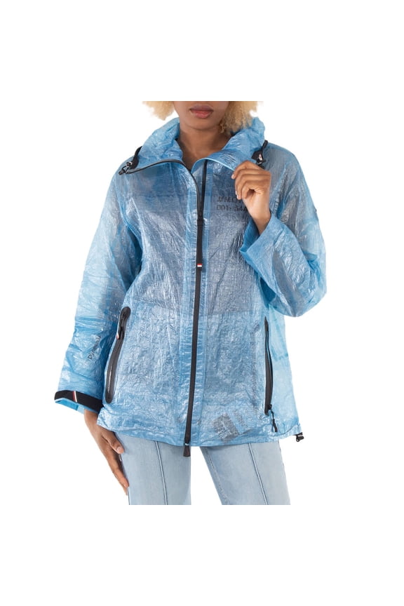 Ladies Day-namic Landry Crinkled Jacket - Bright Blue, Brand Size 0 (X-Small)