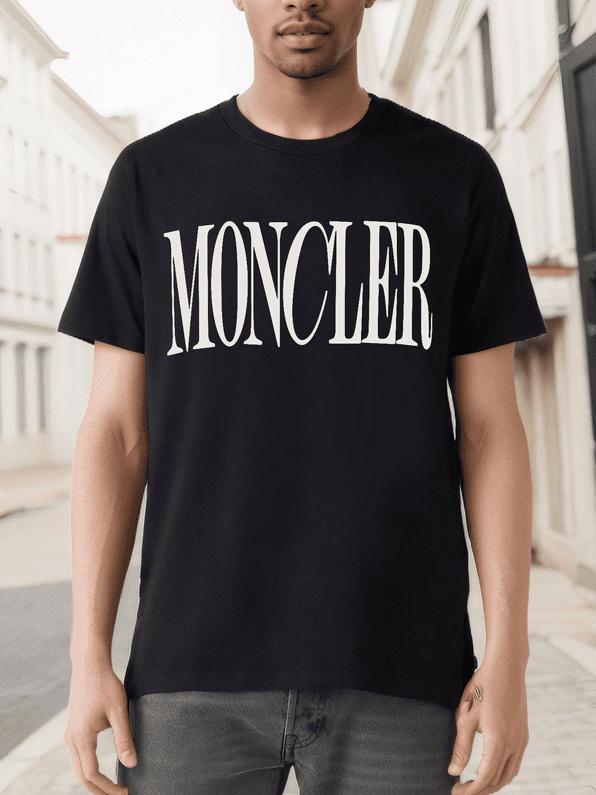 Moncler Logo cotton jersey T-shirt