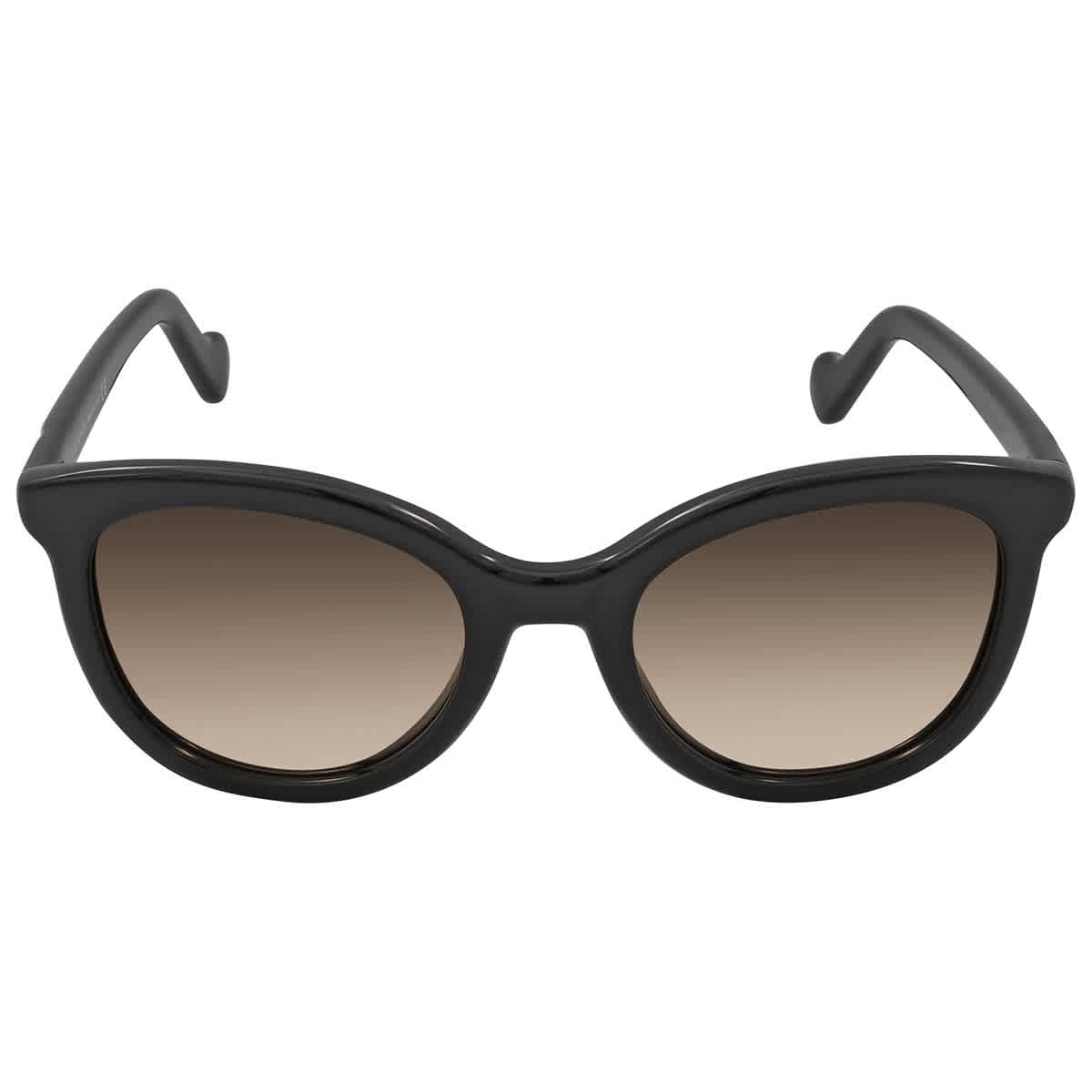 Moncler ML0119 01F Shiny Black Gradient Brown Plastic 52 mm 