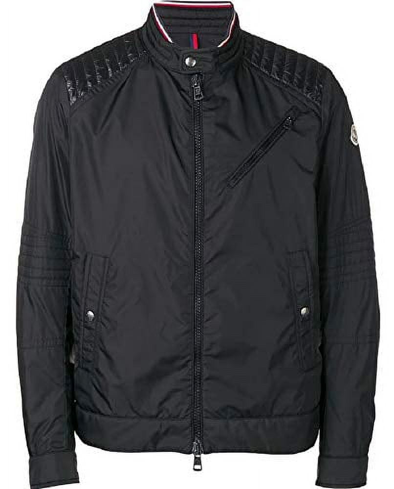 Moncler Men s Premont Shell Racer Moto Jacket Black 1 Walmart