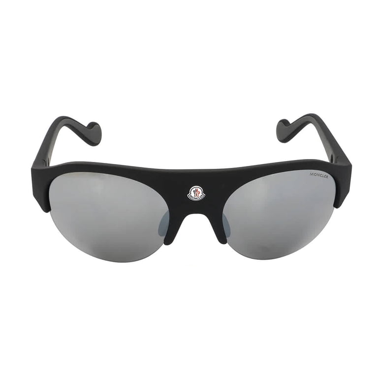Moncler Mirrored Smoke Oval Unisex Sunglasses ML0050 02C 60
