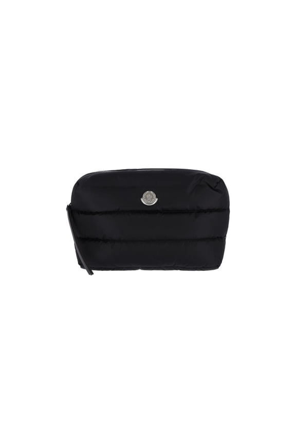 Women's Black Caradoc Quilted Padded Pouch Black