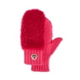 thumbnail image 1 of Moncler Women's Bright Pink Faux Fur Gloves Mittens (M), 1 of 1