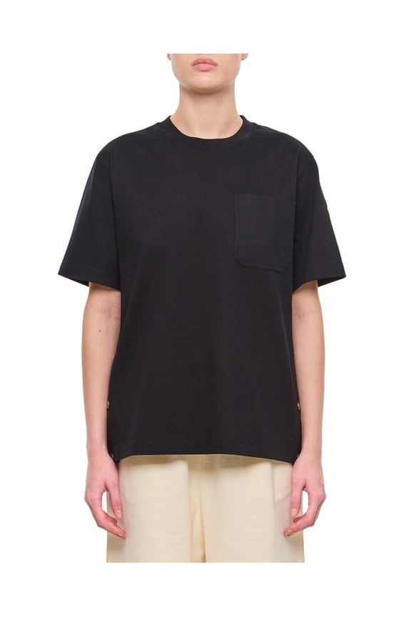 Crew-Neck T-Shirt With Logo Patch (Women's)