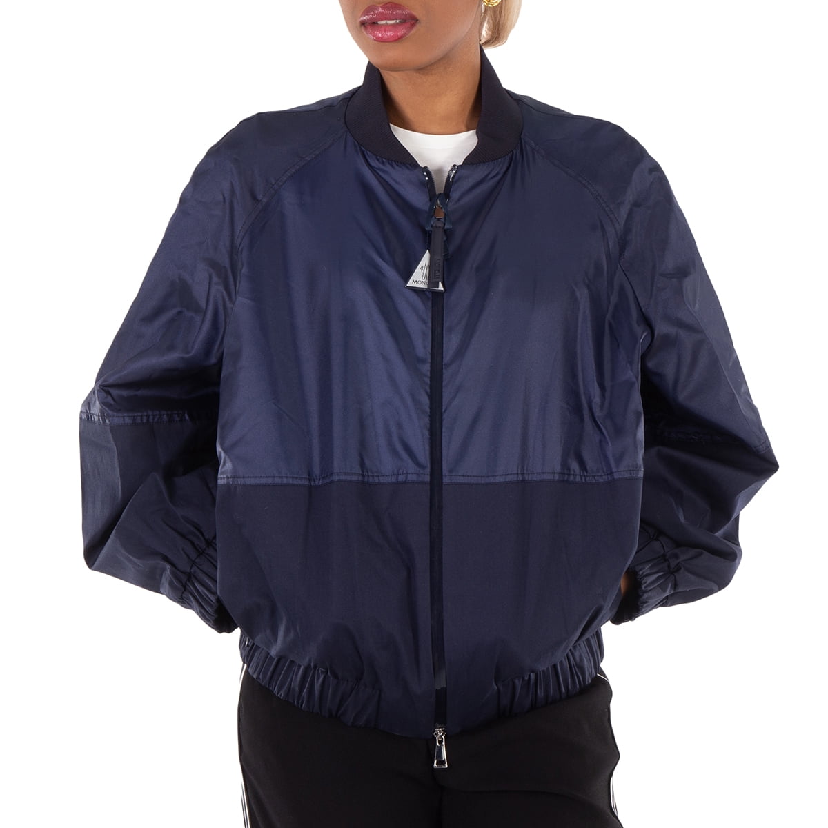 Moncler Womens Gobie Giubbotto Rain Front Pockets Windbreaker