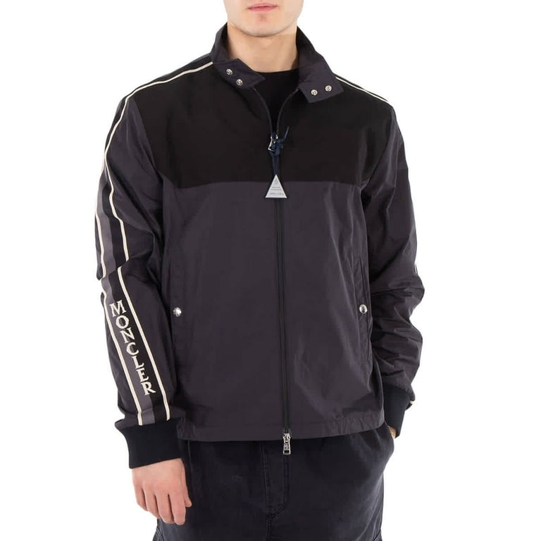 【新品】MONCLER ダブルジップジャケット /タグ付き/ネイビー/S Moncler Zip-Up Long-Sleeved Jacket, Brand Size 2 (Medium