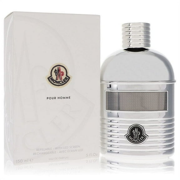 Moncler by Moncler Eau De Parfum Spray (Refillable + LED Screen) 5 oz for Men