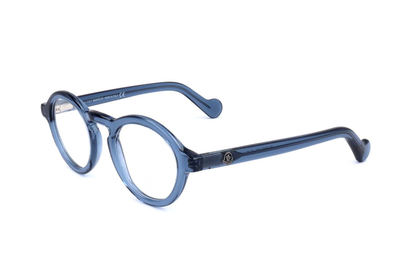 MONCLER ラウントフレムメカネ ML5019 092 Moncler eyeglasses ML5019 UNISEX 46/22/145 092 BLUE
