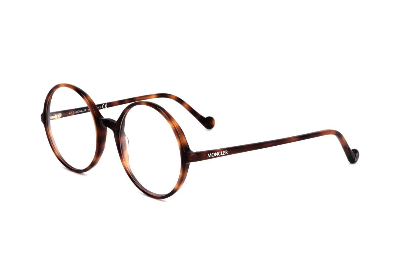 MONCLER ラウントフレムメカネ ML5088 052 Moncler eyeglasses ML5088 WOMAN 54/20/145 052 DARK HAVANA