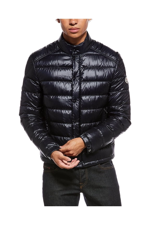 mens Down Puffer Jacket, 2, Blue