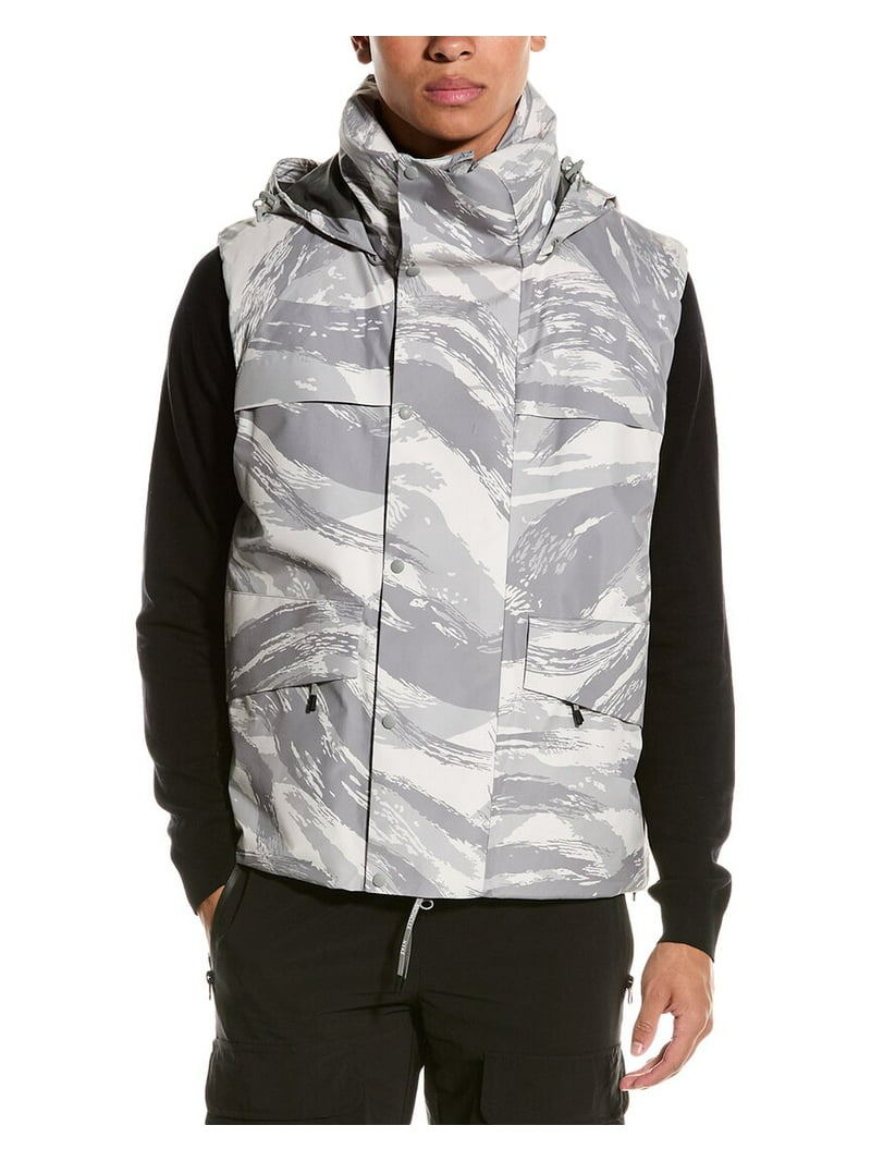 MONCLER シルバー ダウンベスト　サイズM CLASSE 1 MONCLER シルバー ダウンベストサイズM CLASSE 1