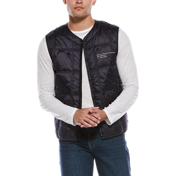 Moncler mens  Vaile Vest, 3, Blue