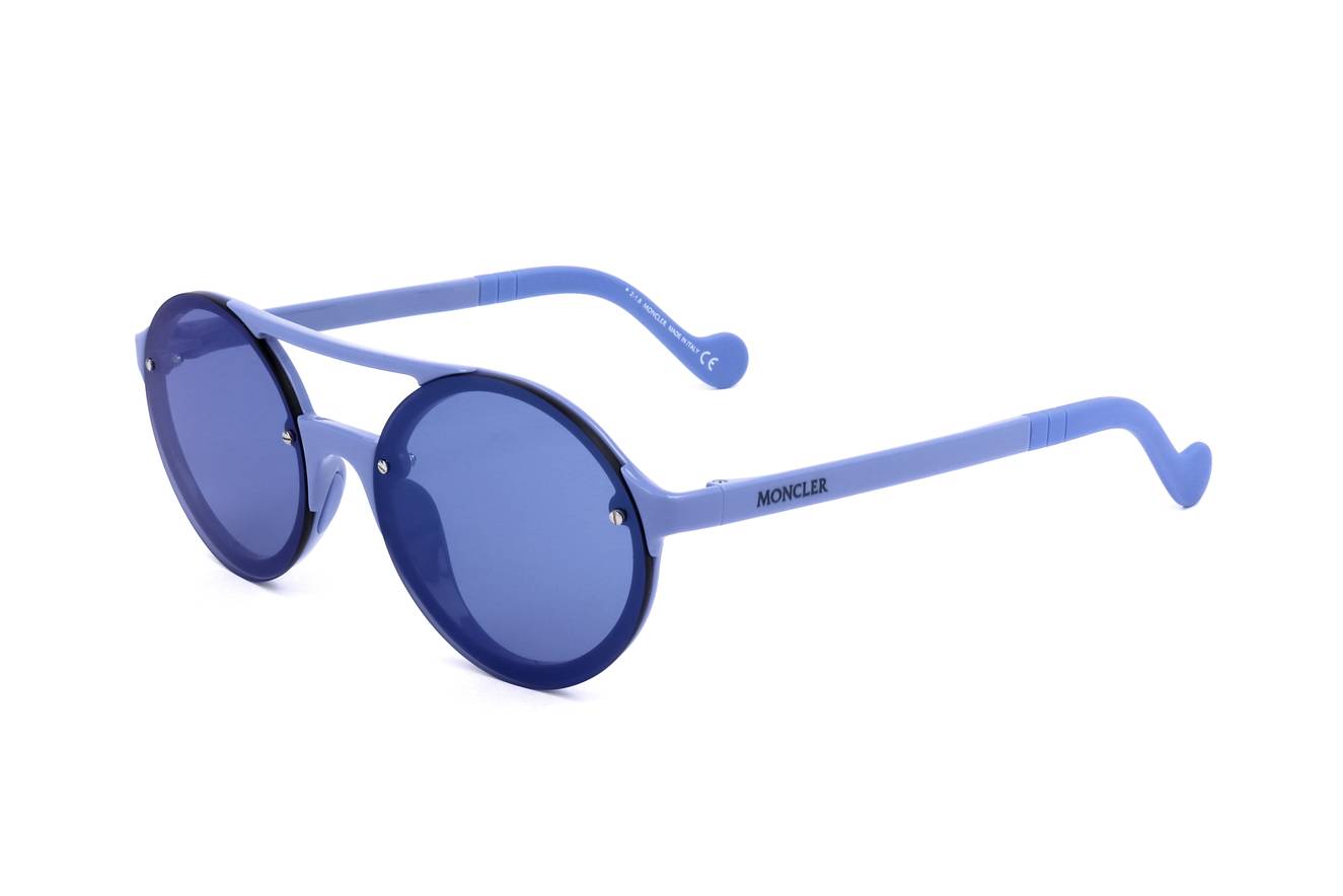 Moncler sunglasses ML0064 UNISEX 53/17/145 90C SHINY BLUE  display picture 3