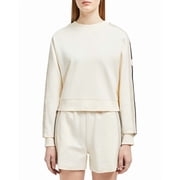 Moncler womens Crochet Accent Sweatshirt, m, White