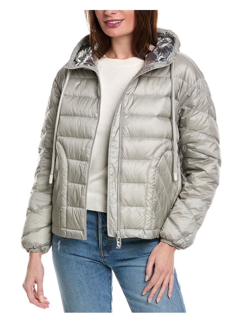 Moncler womens Delfo Jacket, 0, Grey - Walmart.com
