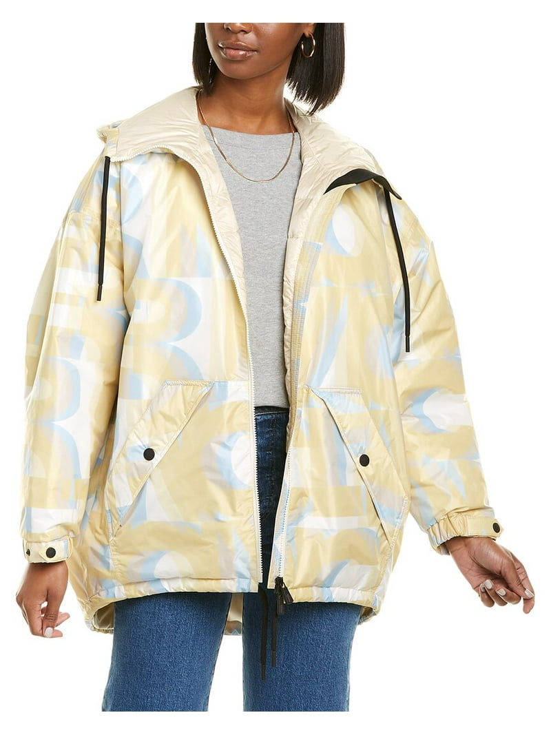 Moncler womens Grenoble Blavy Patterned Short Down Jacket, 0
