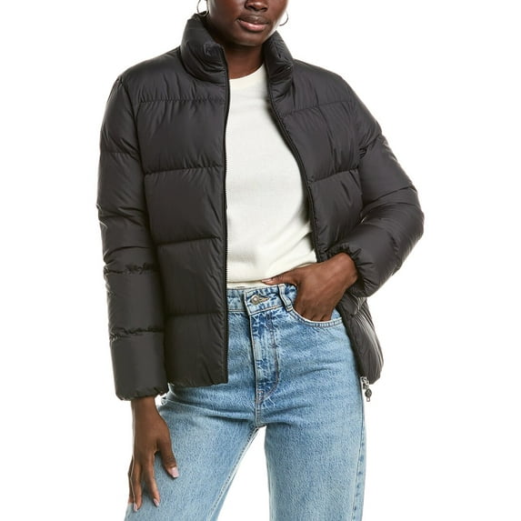 Moncler womens Mauzin Down Jacket, 0, Black