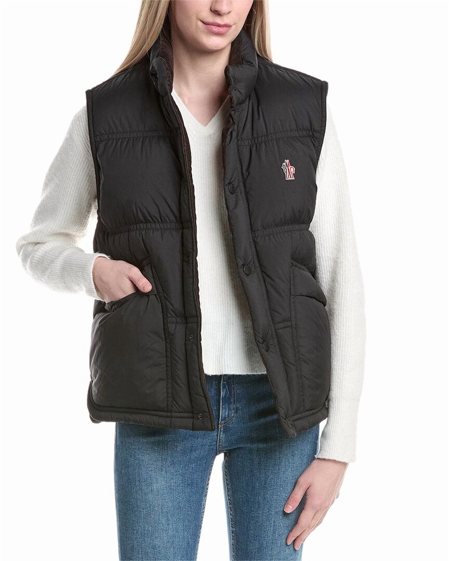 Womens Puffer Down Vest Black