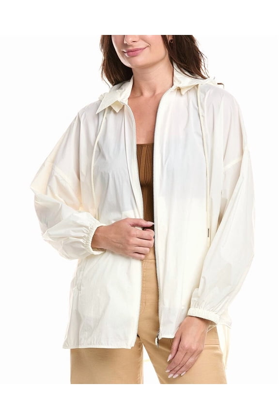 womens Windbreaker, 42, White