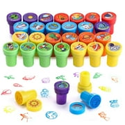 Moncolis 26 Pcs Assorted Outer Space Self Inkling Stamps for Kids Planet Birthday Party Favor Teacher Reward Prizes Gift Bags Fillers