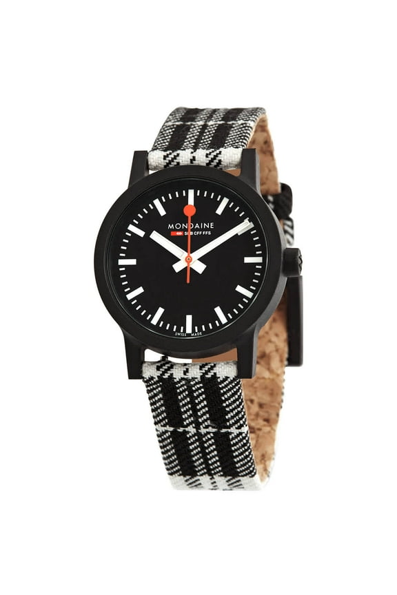 Essence Quartz Black Dial Ladies Watch MS1.32120.LB