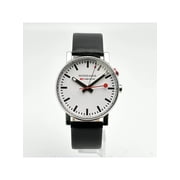 Mondaine Evo Alarm 40mm Steel White Dial Mens Quartz Watch A468.30352.11SBB
