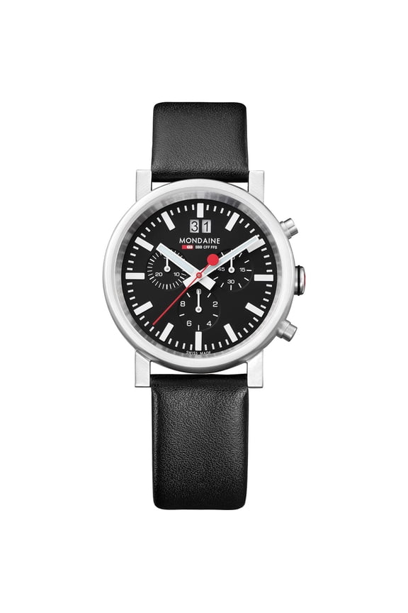 Evo Big Steel Chronograph Black Dial Mens Quartz Watch A690.30304.14SBB