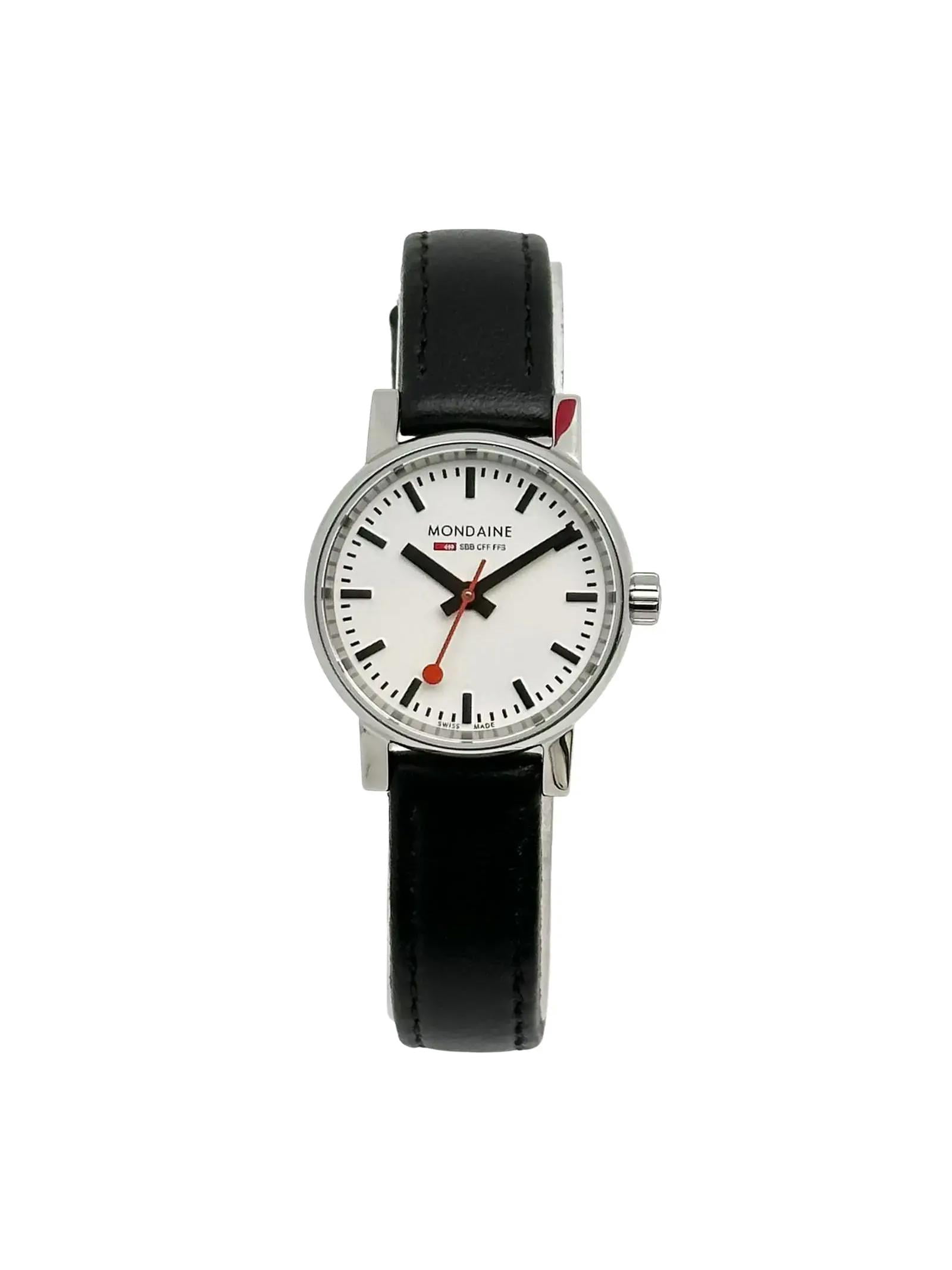 Mondaine Evo 26mm Steel White Dial Quartz Ladies Watch MSE.26110.LC Mondaine Evo2 26mm Steel White Dial Leather Quartz Ladies  main image 4