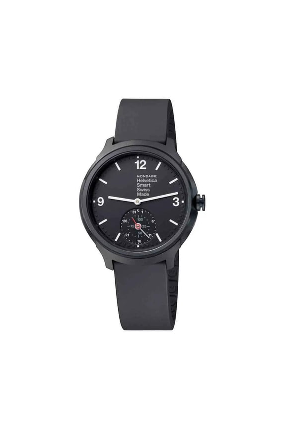Helvetica 1 44mm PVD Black Dial Mens Smart Watch MH1.B2S20.RB