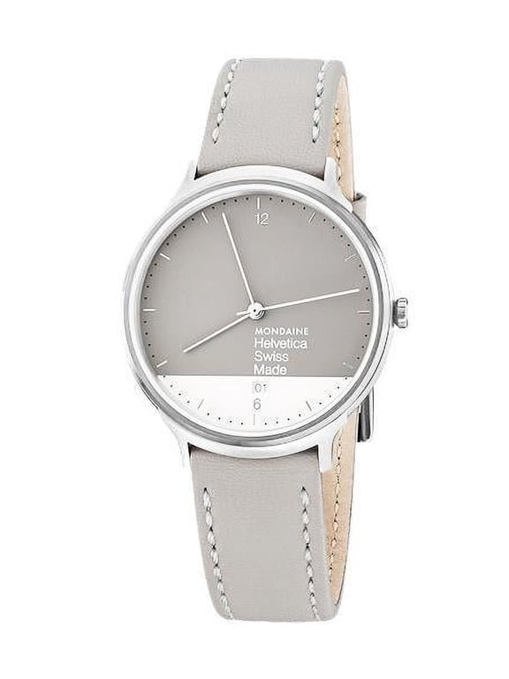 Helvetica 1 Light 38mm Steel Gray-White Dial Unisex Watch MH1.L2280.LH