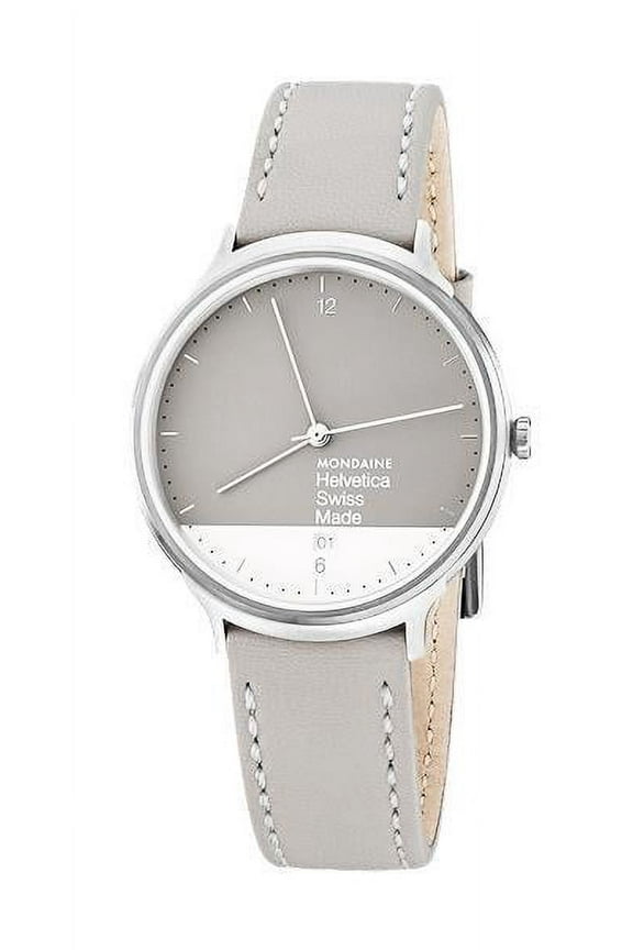 Helvetica 1 Light 38mm Steel Gray-White Dial Unisex Watch MH1.L2280.LH