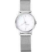 Mondaine Helvetica 26mm Steel White Dial Ladies Quartz Watch MH1.L1110.SM