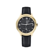 Mondaine Helvetica No 1 Bold 44mm Smart Watch Black Dial Men Watch MH1.B2S20.LB