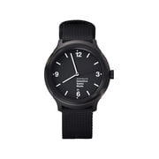 Mondaine Helvetica No1 Bold Steel Black Dial Mens Quartz Watch MH1.B1221.NB