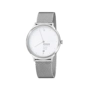 Mondaine Helvetica No1 Light 38mm Steel White Dial Mens Watch MH1.L2210.SM