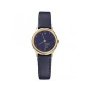 Mondaine Helvetica No1 Light Gold-Tone Steel Blue Dial Ladies Watch MH1.L1141.LD