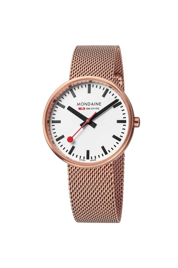 Mini Giant Steel White Dial Quartz Unisex Watch A763.30362.22SBM