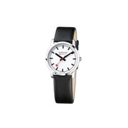 Mondaine Simply Elegant 36mm White Dial Ladies Quartz Watch A400.30351.11SBB