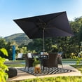 thumbnail image 1 of Mondawe 10' x 6'5 Patio Umbrella Navy Blue Rectangular Market Umbrella, 1 of 9