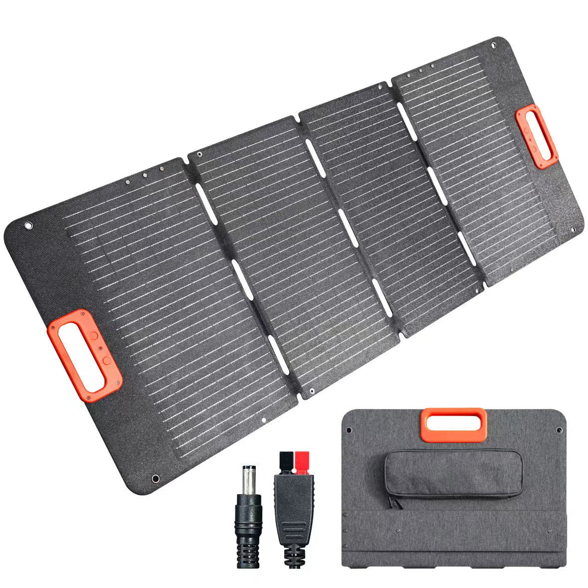 Mondawe 100W Portable Solar Panel for Power Station IP67 Water Foldable Solar Panel for Camping, RVs, Hiking