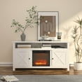 thumbnail image 1 of Mondawe 120V 60HZ 1400W 58" MDF Cabinet Electric Heater Smokeless Fireplace with Remote, 1 of 12
