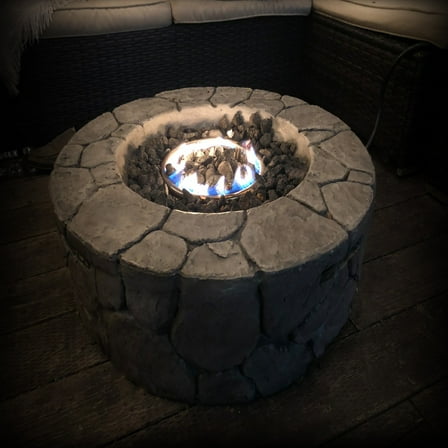 Mondawe 28" Round Outdoor Fire Pit Table