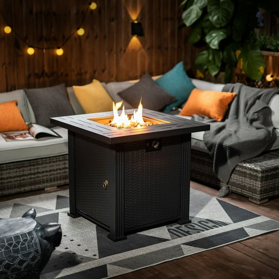 Mondawe 28inch Square Fire Pit Table